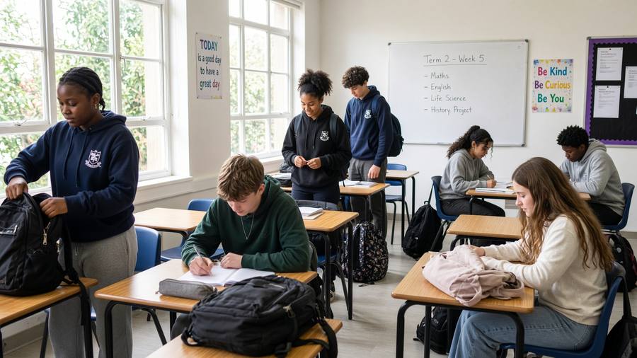 A typical school day at St. Ronald's Homeschool Tutor Centre