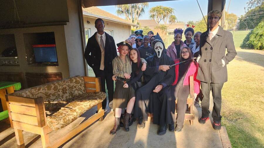 Students on a fun dress-up day at St. Ronald's